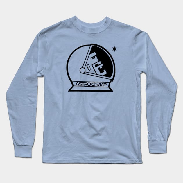 Astro Chimp Soviet Era Logo Long Sleeve T-Shirt by astr0_ch1mp